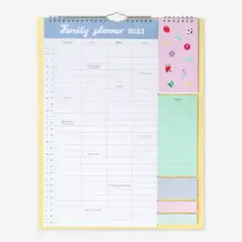 Agenda familiar. con pegatinas