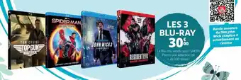 Auchan Les 3 blu-ray 30€00 offre