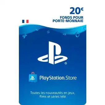 Carrefour Blackhawk carte prépayée sony playstation "porte-monnaie électronique". offre