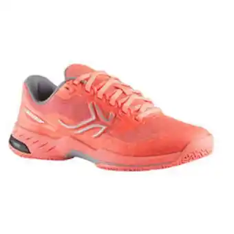 Decathlon Chaussures de tennis femme multicourt - fast pro blanc cassé offre