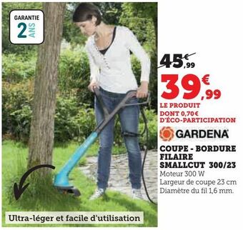 Coupe - bordure filaire smallcut 300/23