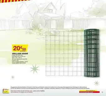 Bricomarché Grillage Soudé offre