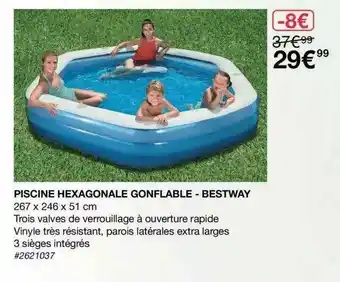 Costco Piscine Hexagonale Gonflable - Bestway offre