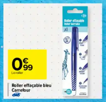 Carrefour Roller effaçable bleu carrefour offre
