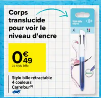 Carrefour Corps translucide pour voir le niveau d'encre offre
