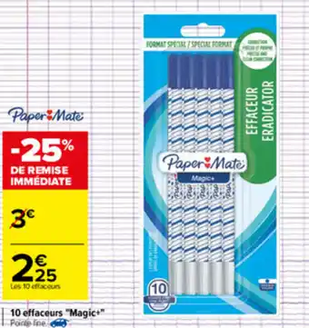 Carrefour 10 Effaceurs "Magic" offre