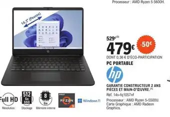 E.Leclerc Hp PC Portable offre