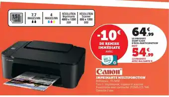 Super U Canon imprimante multifonction offre