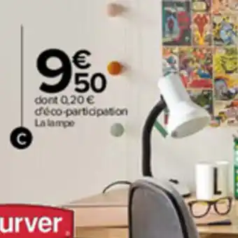 Carrefour Lampe de bureau métal offre