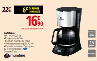 Carrefour Cafetière offre