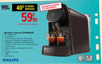 Machine à espresso l'or barista