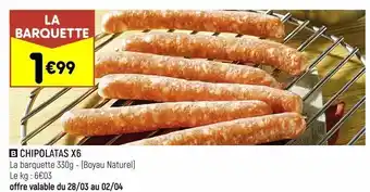 Chipolatas x6