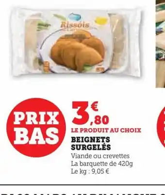 Super U Beignets surgeles offre