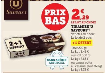 Tiramisu u saveurs