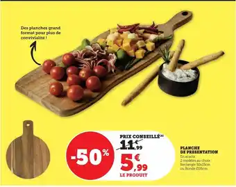 Hyper U Planche de presentation offre