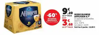 Biere blonde affligem 6,7°