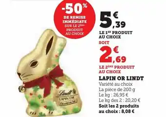 Lapin or lindt