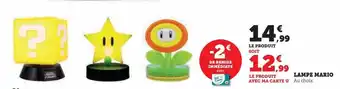 Hyper U Lampe mario offre