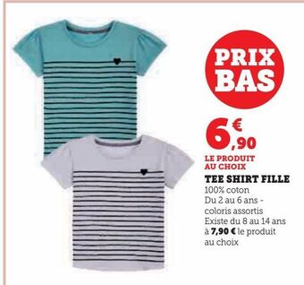 Tee shirt fille