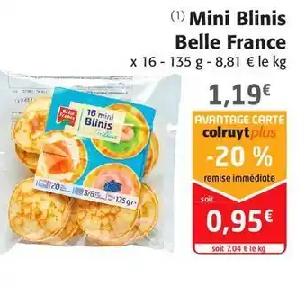 Mini blinis belle france