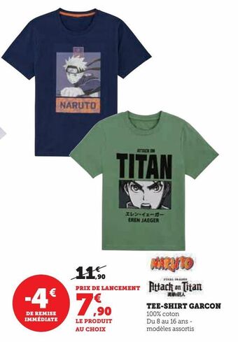 Hyper U Tee-shirt garcon offre