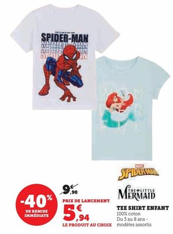 Hyper U Tee shirt enfant offre