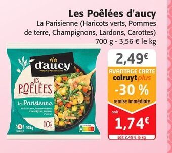 Colruyt Les poêlées d'aucy offre