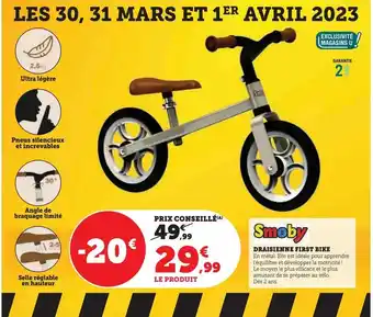 Hyper U Draisienne first bike offre