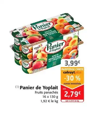 Colruyt Panier de yoplait offre