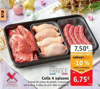 Colruyt Colis 4 saisons offre