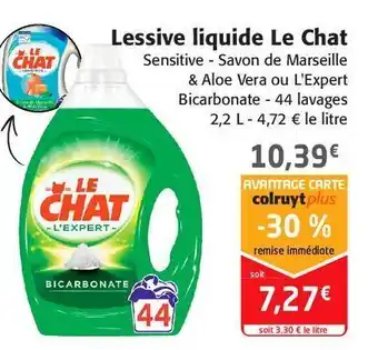 Colruyt Lessive liquide le chat offre