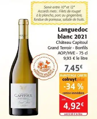 Languedoc blanc 2021