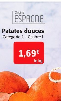 Colruyt Patates douces offre