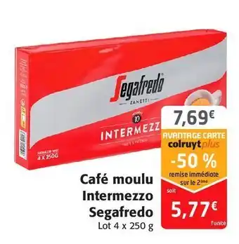 Café moulu intermezzo segafredo
