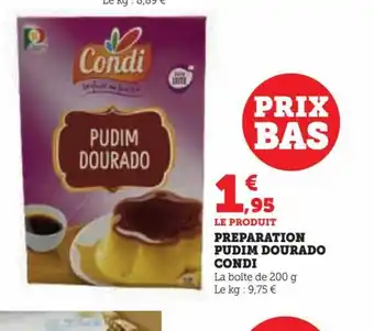Super U Preparation pudim dourado condi offre