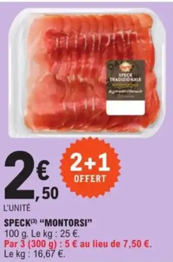 E.Leclerc Speck montorsi offre