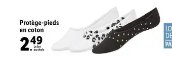 Lidl Protège-pieds en coton offre