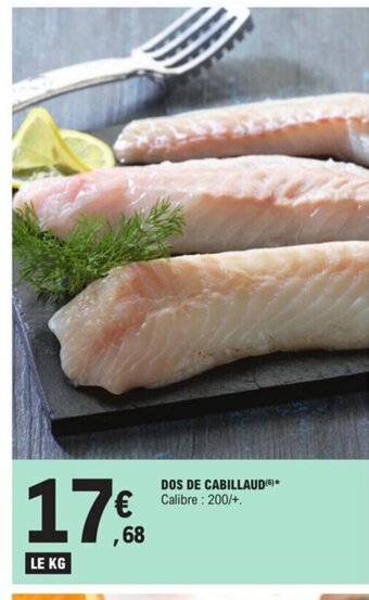 E.Leclerc Dos de cabillaud offre