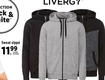 Lidl Sweat zippé offre