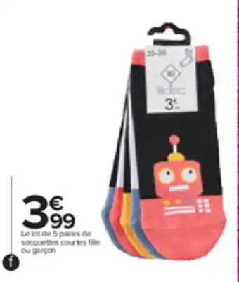 Socquettes Courtes Fille Ou Garçon