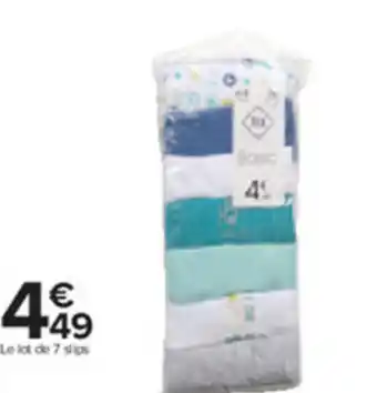 Carrefour Slips offre