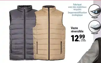 Lidl Veste réversible offre