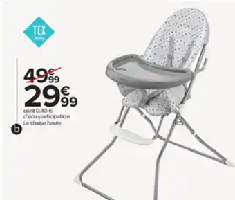 Carrefour Chaise Haute offre