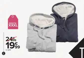 Carrefour Gilet Sherpa Femme offre