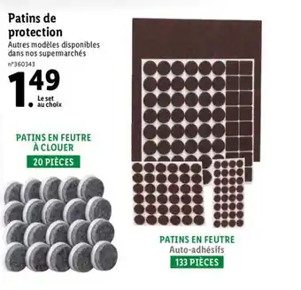 Lidl Patins de protection offre