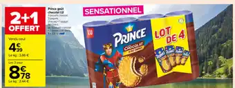 Carrefour Market Prince Goût Chocolat Lu offre