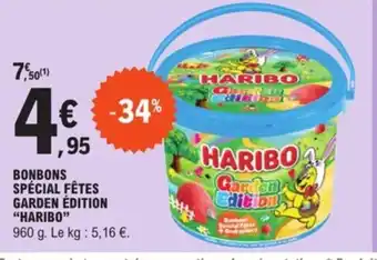 E.Leclerc Bonbons Spécial Fétes Garden Edition "Haribo" offre