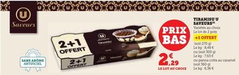 Super U Tiramisu u saveurs offre