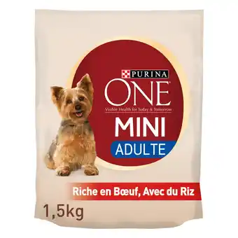 Auchan Supermarché Croquettes pour chien mini adulte purina one offre