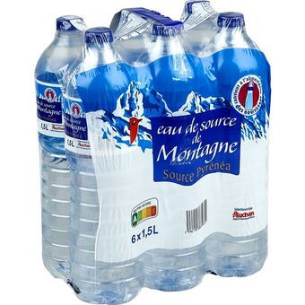 Auchan Supermarché Eau de source de montagne auchan offre
